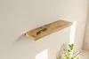 Wandregal Mangoholz massiv & rau 50x20 cm Holzregal Produktbild-Vorschau 2