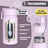 Trinkflasche Kinder Edelstahl mit Strohhalm, Thermosflasche Produktbild-Vorschau 6