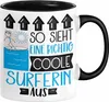 Surferin Geschenk Tasse Lustig Geschenkidee für Surferin Produktbild-Vorschau 1