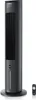 A black tower fan with a water level indicator and a remote control. Anteprima dell’immagine prodotto
