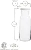 LAV Fonte Glaskaraffen – 1,2 l – grauer Deckel – 2er-Pack Produktbild-Vorschau 3