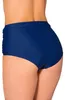 Aquarti Damen Bikinihose mit Hoher Taille und Raffung, Produktbild-Vorschau 3