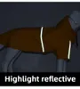 Großer Hund Regenmantel Cape-Stil Reflektierende Streifen Produktbild-Vorschau 6