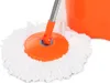A close-up of a spin mop head and part of its bucket. Náhled obrázku produktu