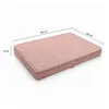 Hundebett Hundekissen Hundematte Cord Altrosa 90X60X8 Cm Produktbild-Vorschau 5
