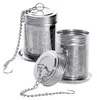 2 Teesiebe Edelstahl Teeinfuser Abtropfschale Teeei Produktbild-Vorschau 1
