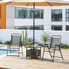 Yaheetech 4er Set Gartenstuhl klappbarer Terrassenstuhl mit Produktbild-Vorschau 10