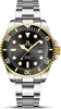 Herren Uhr Edelstahl Uhren Herren wasserdichte Analog Quarz Produktbild-Vorschau 1