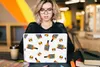 MuchoWow® Laptop Aufkleber Sticker Cover Whiskey - Glas - Produktbild-Vorschau 5