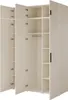 Kleiderschrank, Drehtürenschrank Kaschmir mit Ablageflächen und Kleiderstangen Breite 150 cm Produktbild-Vorschau