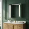 Armoire À Miroir Rea M1015-60 60X65 Led Blanc Voir les images du produit 3