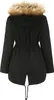 ASKSA Damen Wintermantel Winterjacke mit Fellkapuze Dicker Produktbild-Vorschau 4