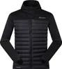 Schwarze Isolierte Vaskye Hybrid-Kapuzenjacke von Berghaus mit Reißverschluss und Kapuze. Produktbild-Vorschau