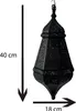 Luminaire Salma Noir | Suspension orientale en métal 40 cm Voir les images du produit 5