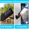 Lot de 4 lampes solaires à LED avec détecteur de mouvement, Voir les images du produit 2