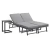 SVITA GRENADA Salon de jardin 4 pièces double chaise longue Voir les images du produit 8