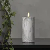 Star LED-Kerze 'Flamme Marble', Marmoroptik Produktbild-Vorschau 5
