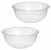 Relaxdays Salatschüssel Glas, 2er Set, 2,4 Liter, Produktbild-Vorschau 6