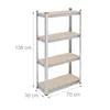 Scaffale per carichi pesanti Relaxdays, A x L x P: 138 x 70 Anteprima dell’immagine prodotto 4
