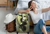 MuchoWow® Koffer Handgepäck Trolley Rollkoffer Kleine Produktbild-Vorschau 2