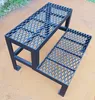 2 Stufen Stahltreppe Außentreppe Freistehend Breite 60 cm Produktbild-Vorschau 7