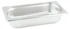 A stainless steel rectangular food pan on a white background. Produktbild-Vorschau