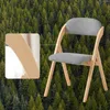 Chaise pliante SoBuy en bois rembourrée, ergonomique et Voir les images du produit 11