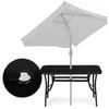 Gartentisch 120 x 70 cm mit Hartglasplatte Terrassentisch Produktbild-Vorschau 8
