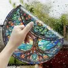 GKA XL Fensterbild Lebensbaum blau 23 cm Sonnenfänger Produktbild-Vorschau 3