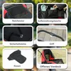PawHut Hundewagen Klappbar für Mittelgroße Hunde & Katzen Produktbild-Vorschau 8