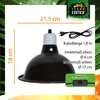 Comfort Klemmlampe Medium 22 cm – Terrarien Lampenhalter Produktbild-Vorschau 4