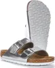 Birkenstock Damen Arizona Leder, Silber Metallic Silver, Produktbild-Vorschau 12