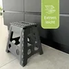 Klapphocker / Tritthocker, 29x22x39 cm, anthrazit-weiß Produktbild-Vorschau 3