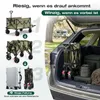 Sekey Klappbar Bollerwagen mit Faltbarer Heckklappe, 160L & Produktbild-Vorschau 4