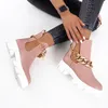 Rosa Damenstiefel mit Kette Tenkay - Footwear, Größe 39 Produktbild-Vorschau 4
