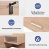 Collage of product features for a bed and nightstands. Produktbild-Vorschau