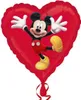 Mickey Mouse Herz Folienballon Mickey Party 45cm Produktbild-Vorschau 2