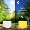 Bonetti LED Solar Gartenleuchte Würfel / Cube / Farbwechsel Produktbild-Vorschau 3