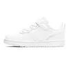 A white Nike Court Borough Low 2 shoe is shown from the side against a white background. Voir les images du produit