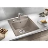 BLANCO Dalago 45, Braun, 1 Becken, 395 x 350 mm, 19 cm, 465 Produktbild-Vorschau 2
