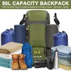 Turistický batoh 50L muži ženy trekkingový batoh s Náhled obrázku produktu 6