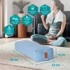 #DoYourYoga Yoga-Bolster Paravati - gefüllt mit Dinkelspelz Produktbild-Vorschau 3