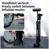 Pompa per biciclette con manometro - Nero Adatta a vari Anteprima dell’immagine prodotto 11