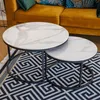 Kondela Couchtisch (2 Stk.) Lastro New - weißer Marmor / Produktbild-Vorschau 8