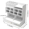 Weißer Schreibtisch-Organizer  Zuhause Büro und Schule Produktbild-Vorschau 2