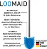 WC-Bürstengarnitur Loomaid edelstahl/blau mit Silikonkopf Produktbild-Vorschau 3