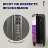 MuchoWow® Koffer Handgepäck Trolley Rollkoffer Kleine Produktbild-Vorschau 3