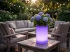 2er Set LED Blumentopf Deko Solarleuchten mit RGBW & Produktbild-Vorschau 5