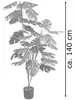 Decovego Künstliche Monstera, Kunstpflanze, 140 cm, Produktbild-Vorschau 6
