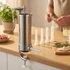 3,5 litri in acciaio inox salsiccia ripieno salsiccia Anteprima dell’immagine prodotto 4